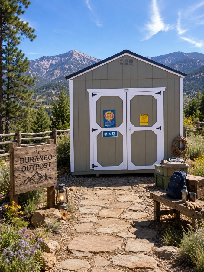 The Durango Outpost 10x12 Utility Shed